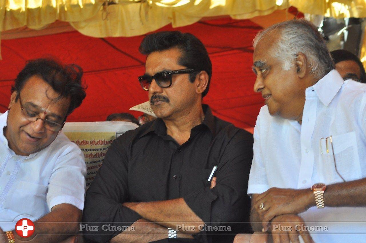 Tamil Film Industry Hunger Strike Against Jayalalitha Judgment Photos | Picture 837508