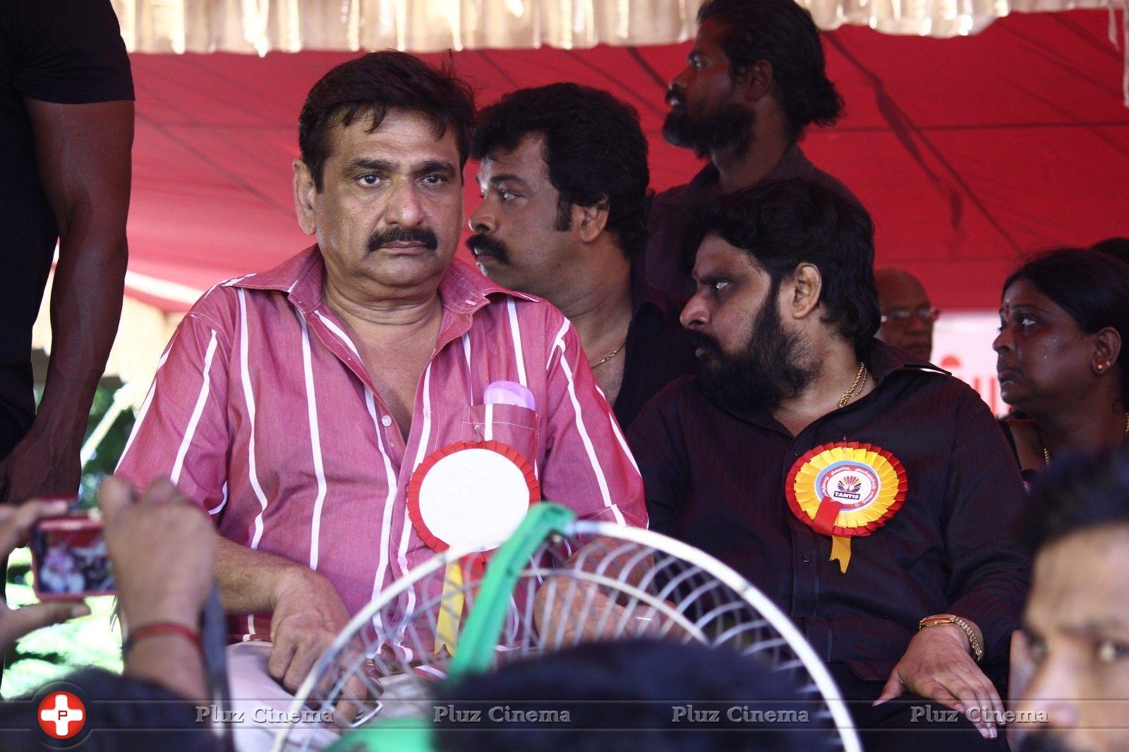 Ramesh Khanna - Tamil Film Industry Hunger Strike Against Jayalalitha Judgment Photos | Picture 837722
