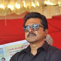 Sarath Kumar - Tamil Film Industry Hunger Strike Against Jayalalitha Judgment Photos | Picture 837480