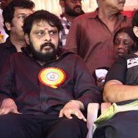 Vikraman  - Tamil Film Industry Hunger Strike Against Jayalalitha Judgment Photos