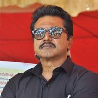 Sarath Kumar - Tamil Film Industry Hunger Strike Against Jayalalitha Judgment Photos | Picture 837506