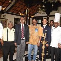 Parthiban and Chef Damu launch Chef Deena Dayalans new menu at Southern Aromas