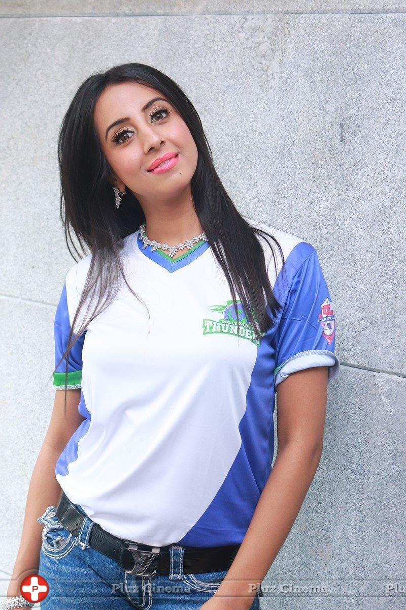 Sanjjanna Galrani - CBL Telugu Thunders Team Jersey Launch Stills | Picture 1419679