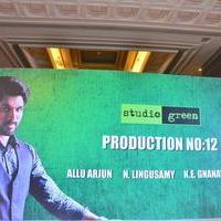 Allu Arjun Lingusamy New Movie Press Meet Stills