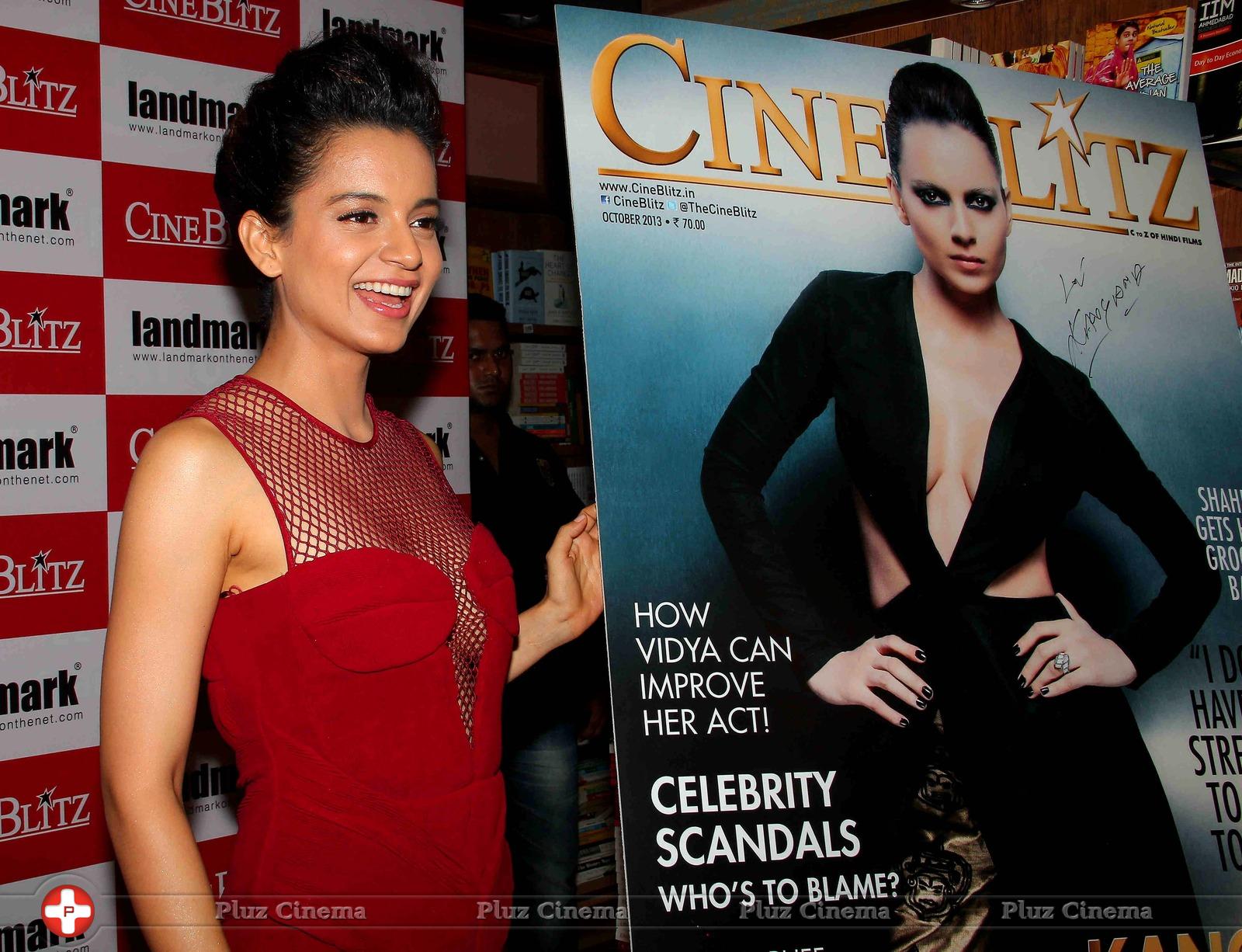 Kangana unveils Cine Blitz October Issue Photos | Picture 598110