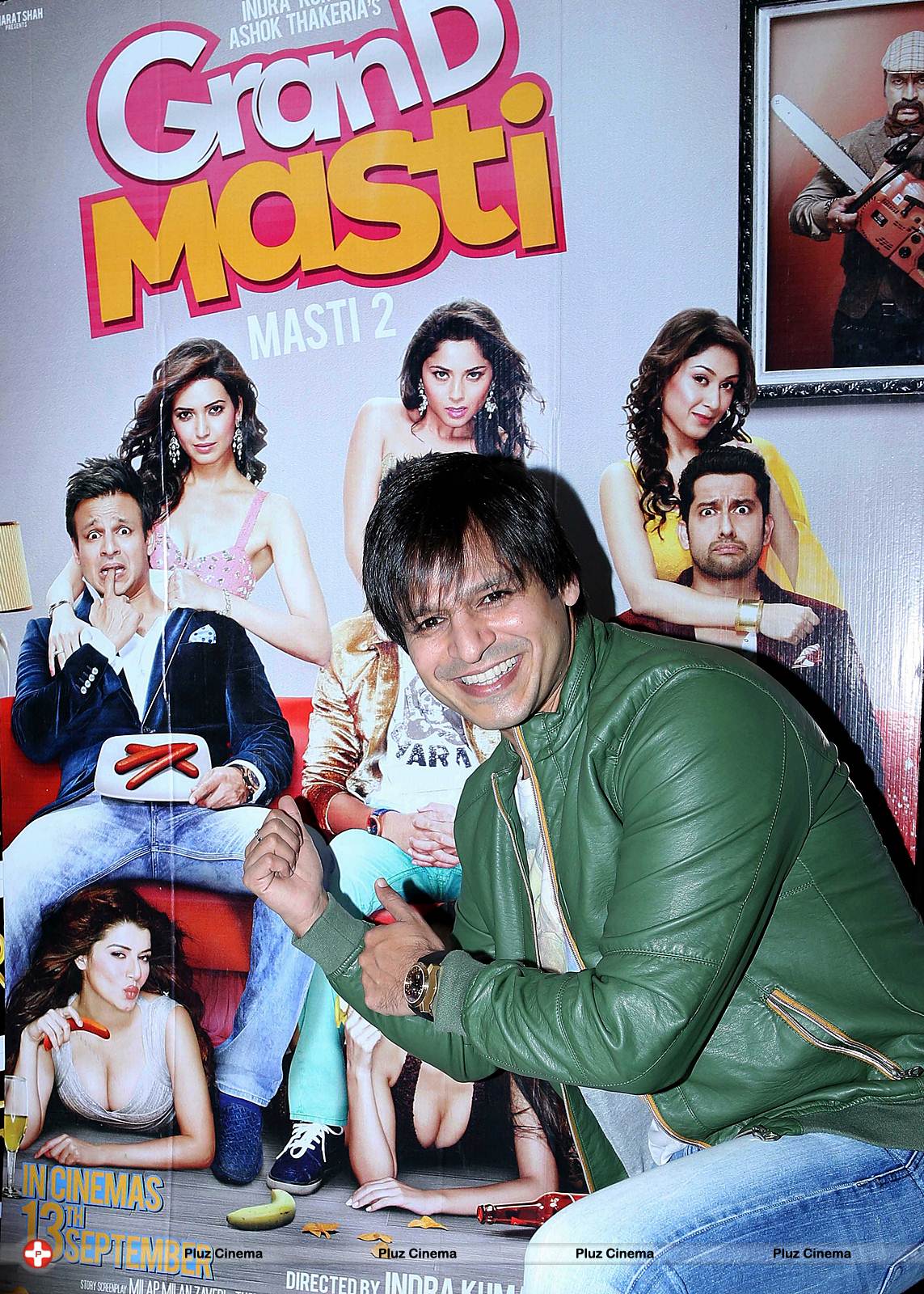 Vivek Oberoi during the promotion of his film Grand Masti in New Delhi Photos | Picture 572457