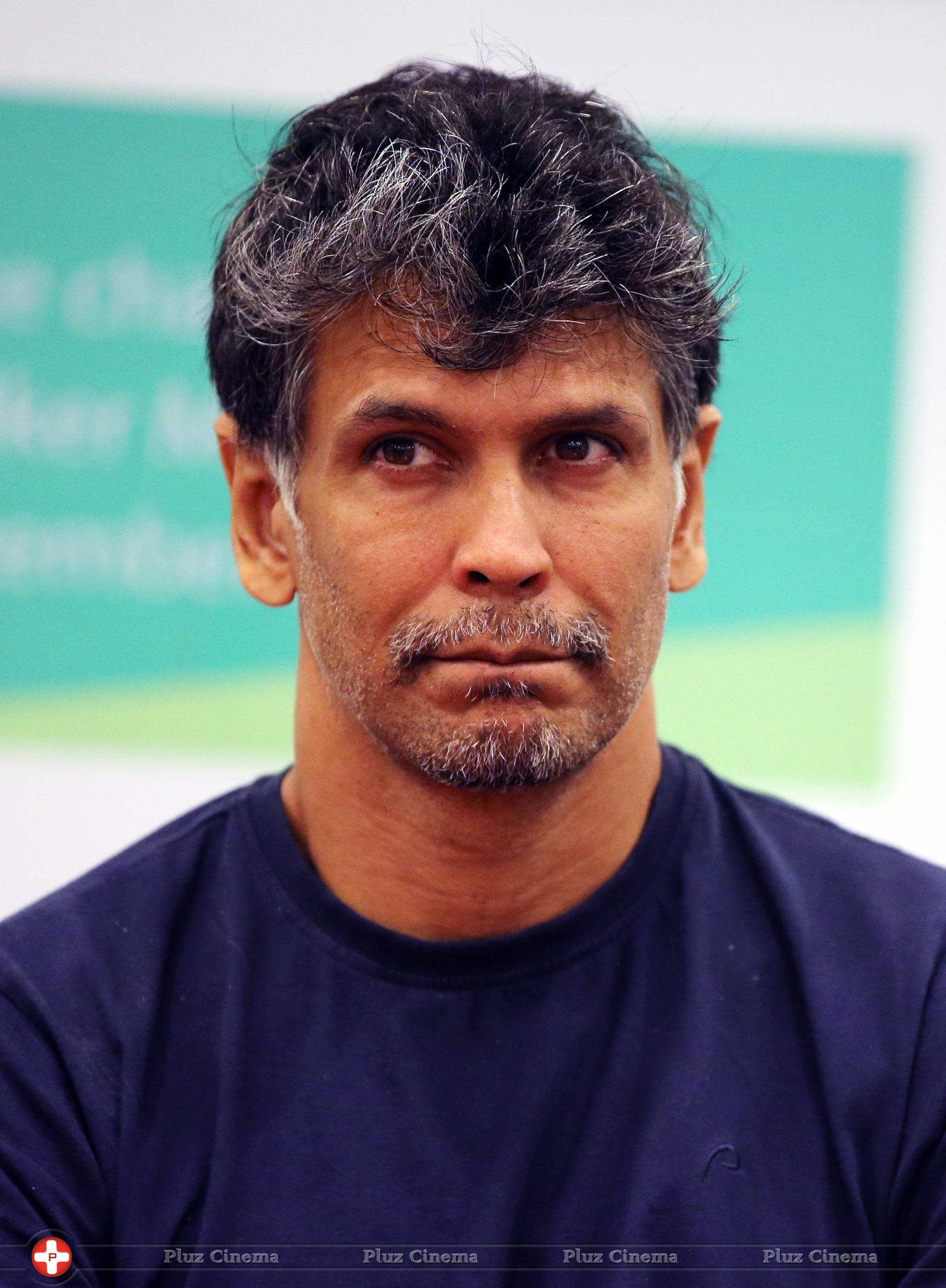 Milind Soman - Press conference to announce Oxfam Trailwalker, a 100km fund raising run Photos | Picture 582822