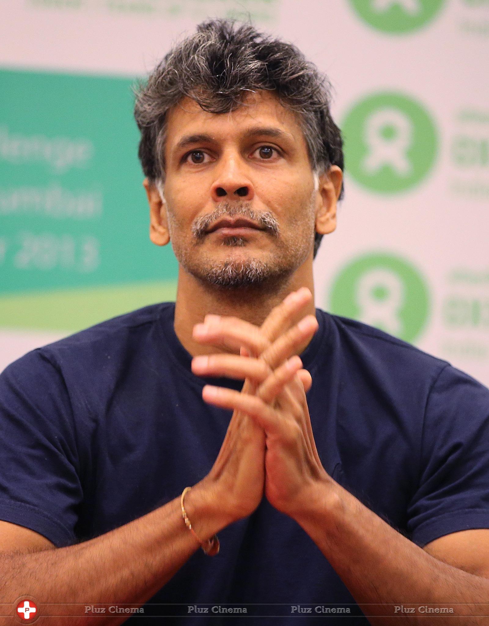 Milind Soman - Press conference to announce Oxfam Trailwalker, a 100km fund raising run Photos | Picture 582833