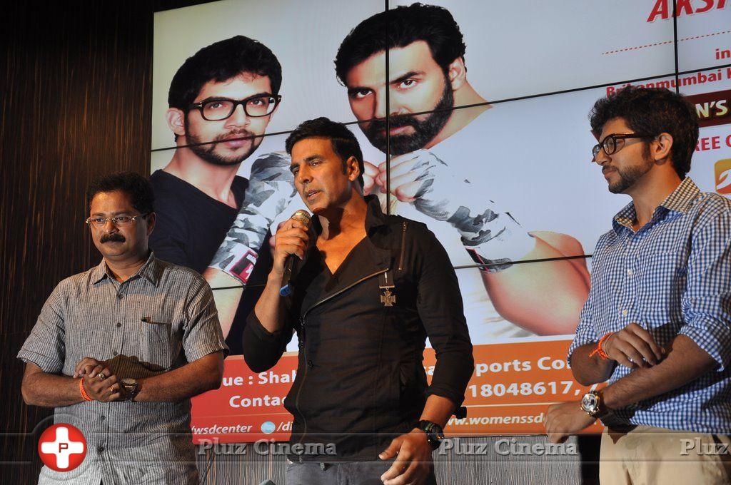 Akshay with Aditya Tahckeray to launch Women safety defence centre Photos | Picture 761649