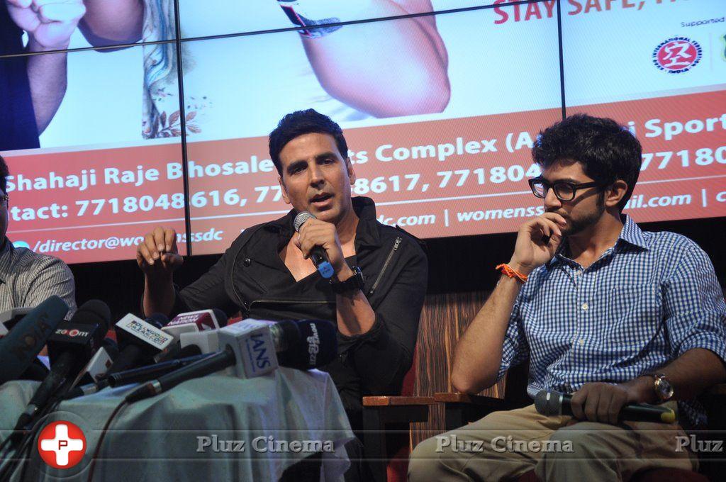 Akshay with Aditya Tahckeray to launch Women safety defence centre Photos | Picture 761652