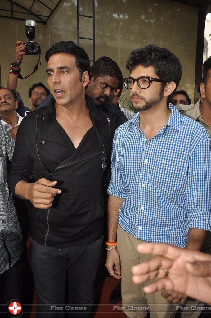 Akshay with Aditya Tahckeray to launch Women safety defence centre Photos | Picture 761659