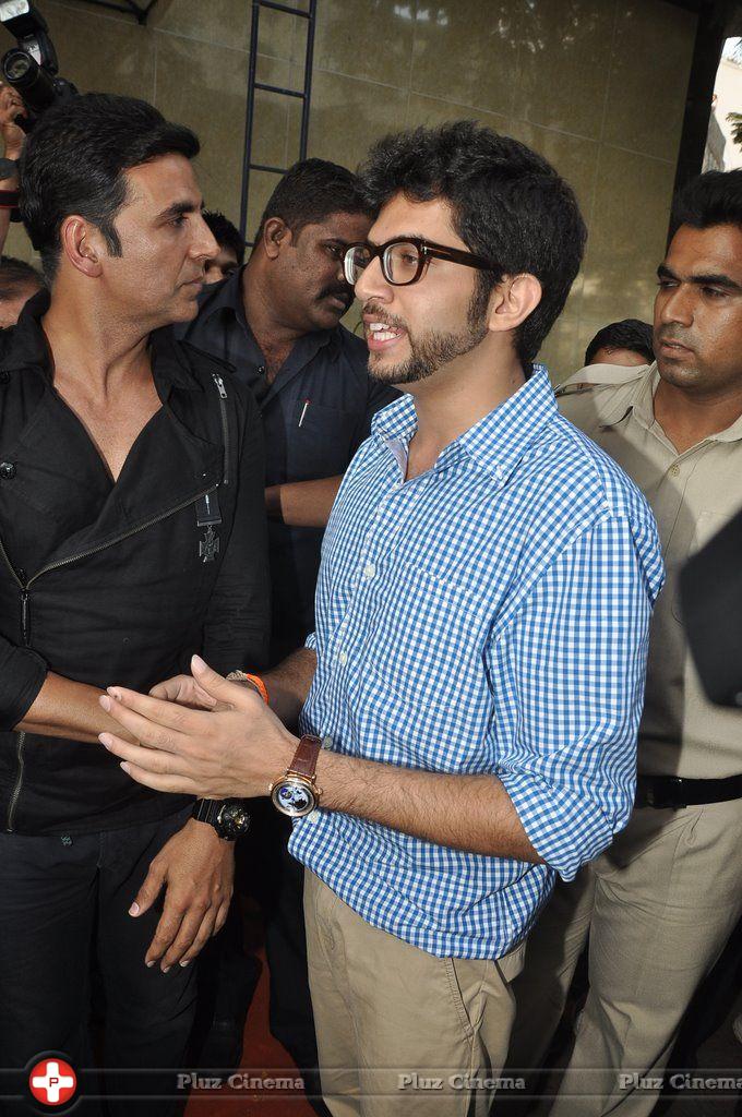 Akshay with Aditya Tahckeray to launch Women safety defence centre Photos | Picture 761660