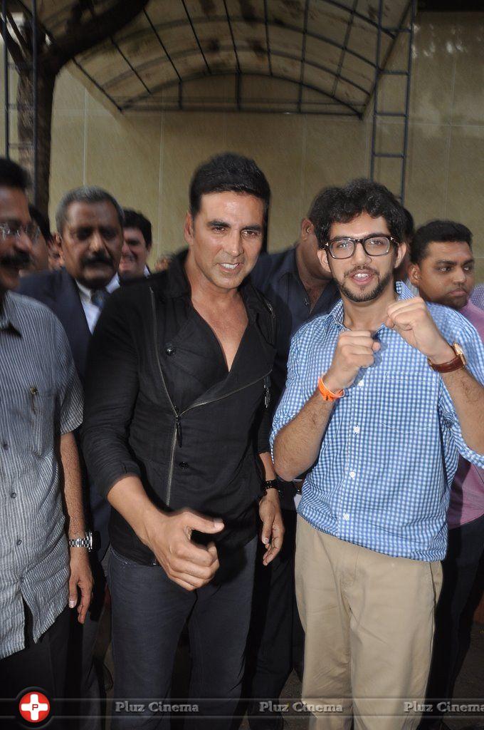 Akshay with Aditya Tahckeray to launch Women safety defence centre Photos | Picture 761663