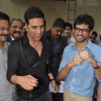 Akshay with Aditya Tahckeray to launch Women safety defence centre Photos | Picture 761666