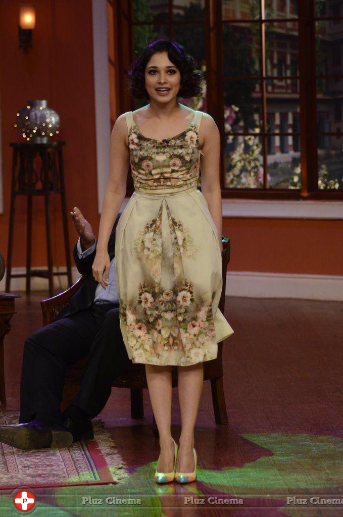 Tamanna Bhatia - Humshakal star cast on the sets of Comedy Nights with Kapil Photos | Picture 761582