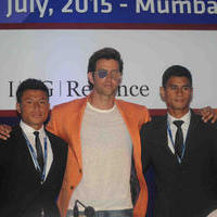 Hrithik Roshan - Hrithik Roshan, Ranbir Kapoor, John at the auction of Indian Super league 2015 Pics