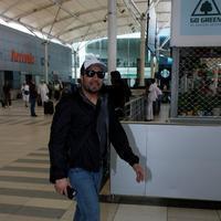 Mika Singh - Urvashi Rautela and Mika Singh snapped at Mumbai Domestic Airport Pics