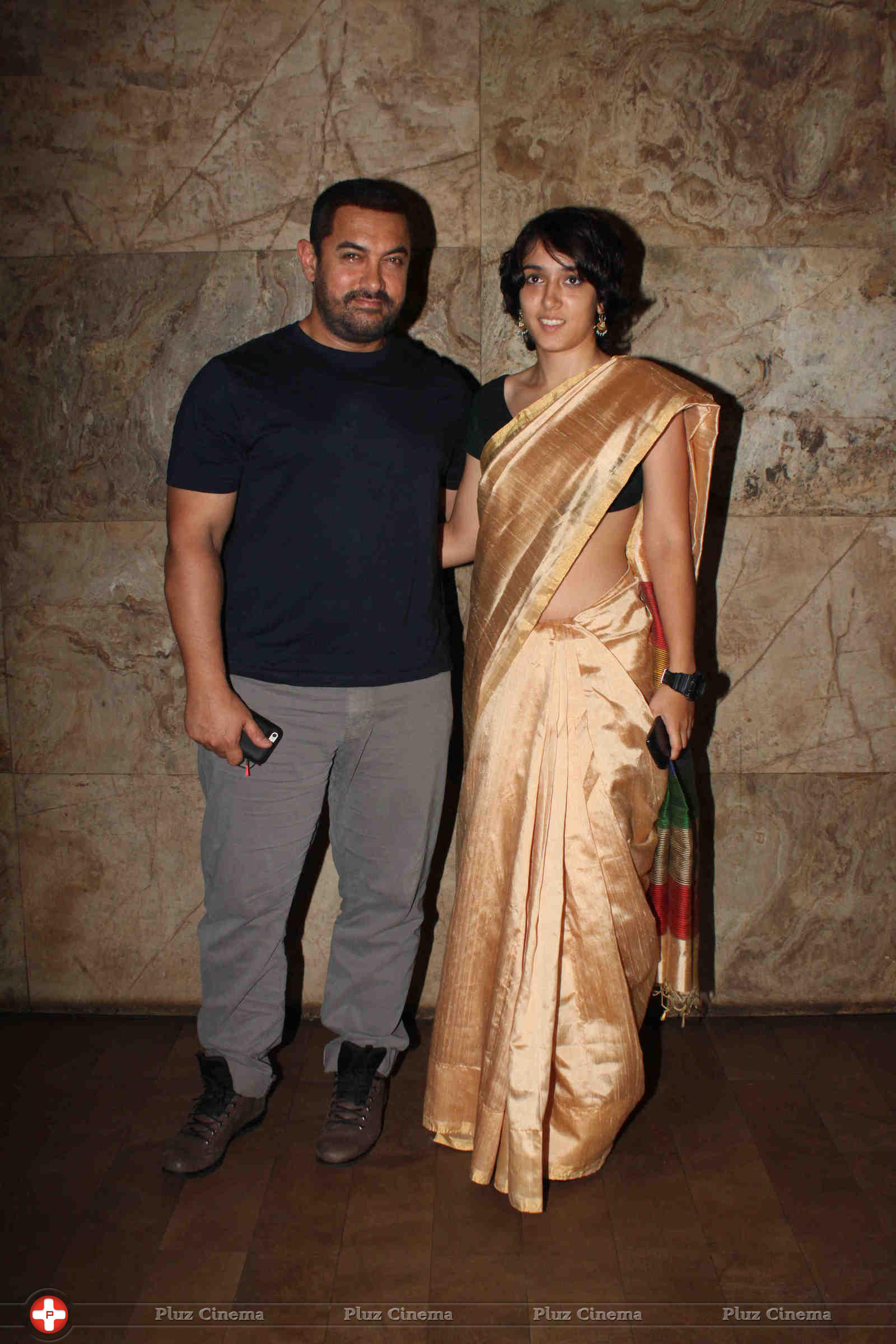 Aamir Khan - Aamir Khan at special screening of film Bajrangi Bhaijaan Photos | Picture 1067482