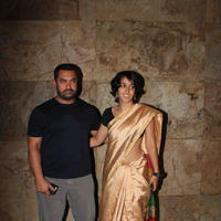 Aamir Khan - Aamir Khan at special screening of film Bajrangi Bhaijaan Photos | Picture 1067472