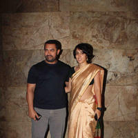 Aamir Khan - Aamir Khan at special screening of film Bajrangi Bhaijaan Photos | Picture 1067476