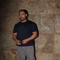 Aamir Khan - Aamir Khan at special screening of film Bajrangi Bhaijaan Photos | Picture 1067490
