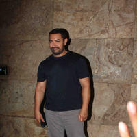 Aamir Khan - Aamir Khan at special screening of film Bajrangi Bhaijaan Photos | Picture 1067494