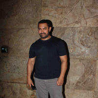 Aamir Khan - Aamir Khan at special screening of film Bajrangi Bhaijaan Photos | Picture 1067495