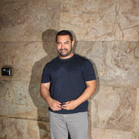 Aamir Khan - Aamir Khan at special screening of film Bajrangi Bhaijaan Photos