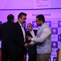 Aamir Khan with Kamal Haasan at the inaugural session of FICCI Frames 2015 Photos | Picture 1001434