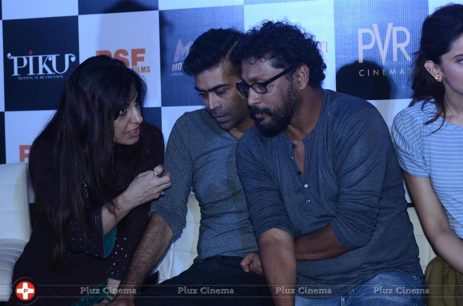 Big B, Deepika Padukone, Irrfan at film Piku Trailer Launch Photos | Picture 1001576
