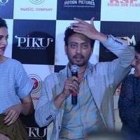 Big B, Deepika Padukone, Irrfan at film Piku Trailer Launch Photos | Picture 1001560