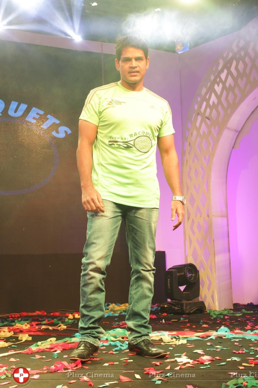 Shaam - Stars Badminton League Team Members And T Shirt Launch Photos | Picture 888624