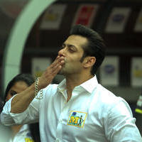 Salman Khan - CCL 4 Mumbai Heroes Vs Chennai Rhinos Match Photos