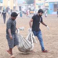 Papparapaam Movie Team Takes Up the Cleaning Project in Pattinapakkam Photos | Picture 888236