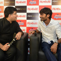 Dhanush & Editor Jitesh Pillaai at the Filmfare Readers Meet Photos