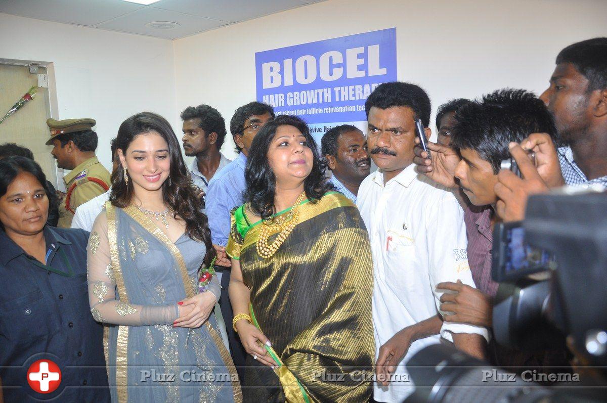 Actress Tamanna Launches 'Vcare Beauty Clinic' at Vijayawada Photos | Picture 838103