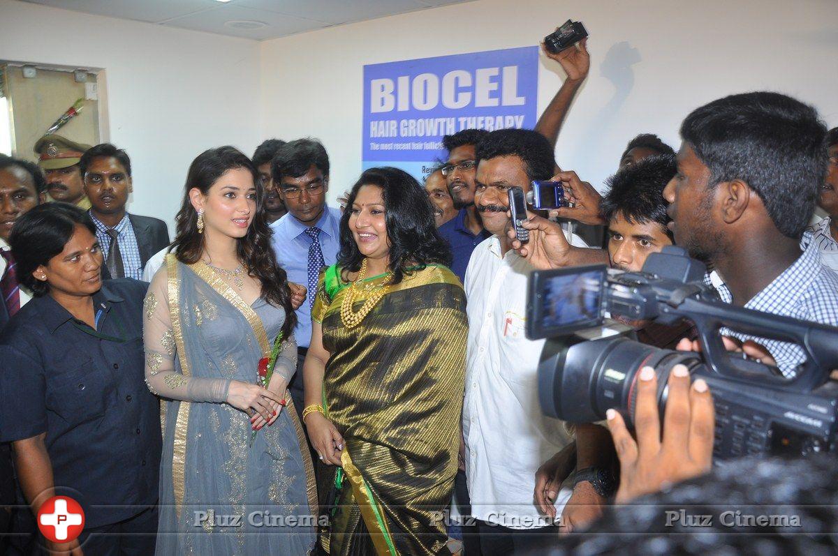 Actress Tamanna Launches 'Vcare Beauty Clinic' at Vijayawada Photos | Picture 838108