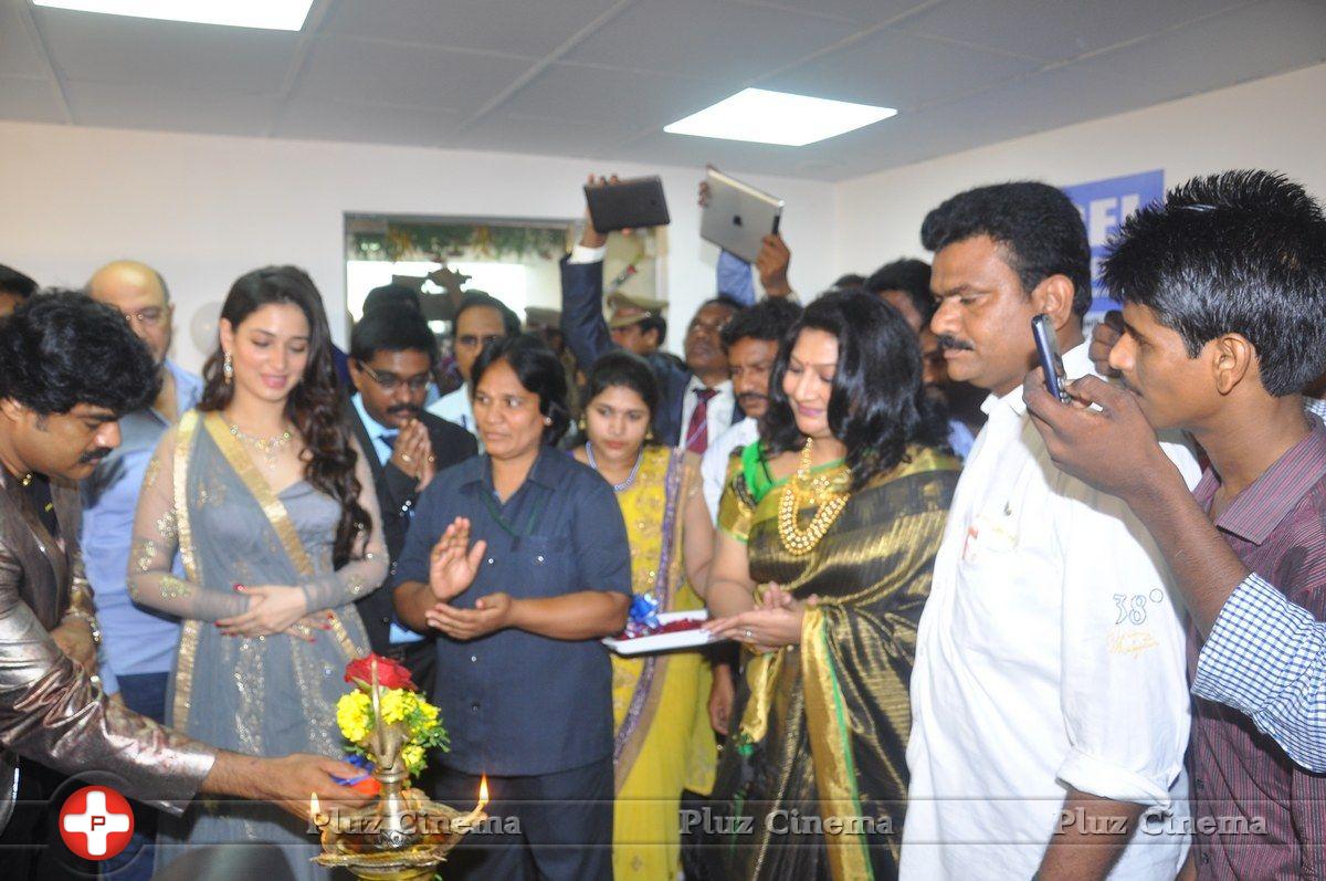 Actress Tamanna Launches 'Vcare Beauty Clinic' at Vijayawada Photos | Picture 838122