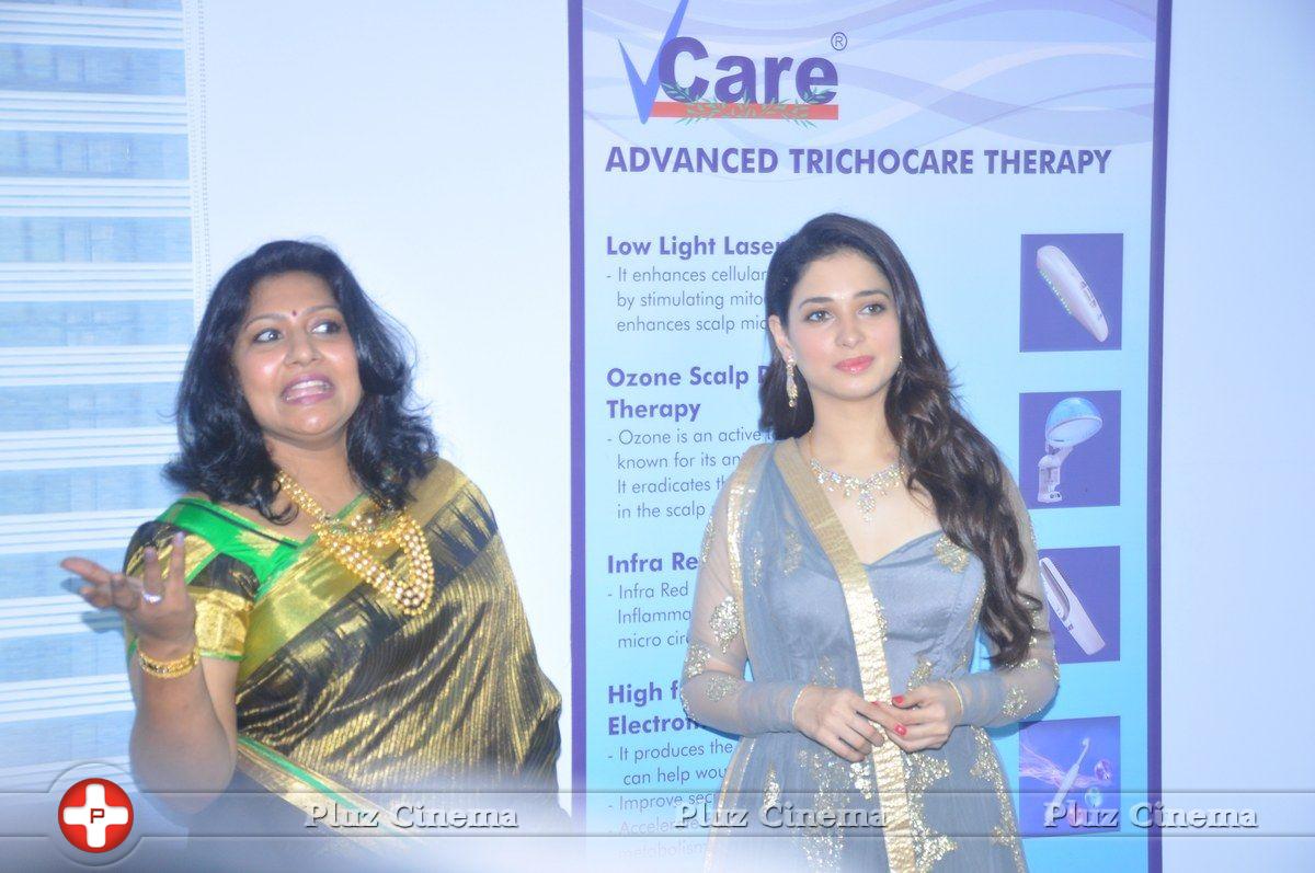 Actress Tamanna Launches 'Vcare Beauty Clinic' at Vijayawada Photos | Picture 838132