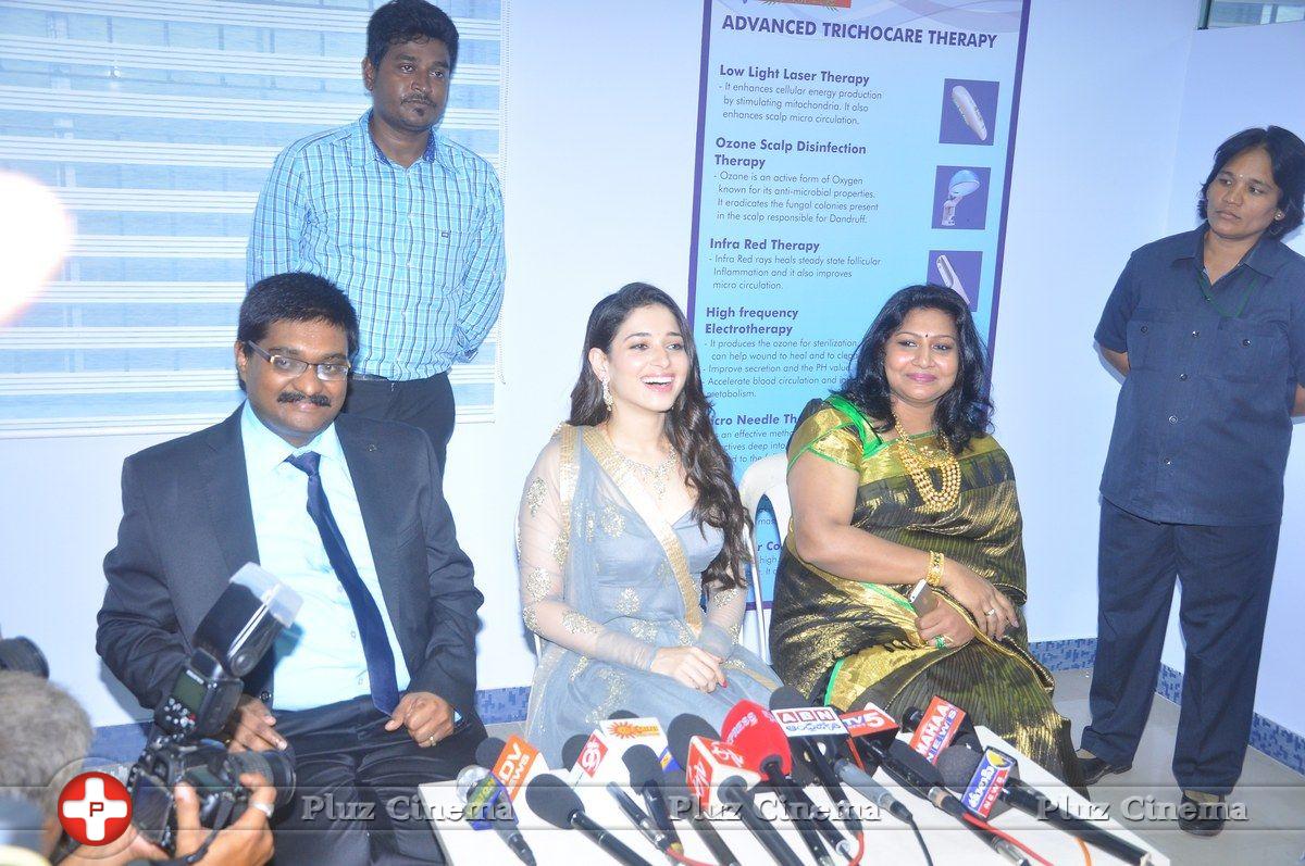 Actress Tamanna Launches 'Vcare Beauty Clinic' at Vijayawada Photos | Picture 838141