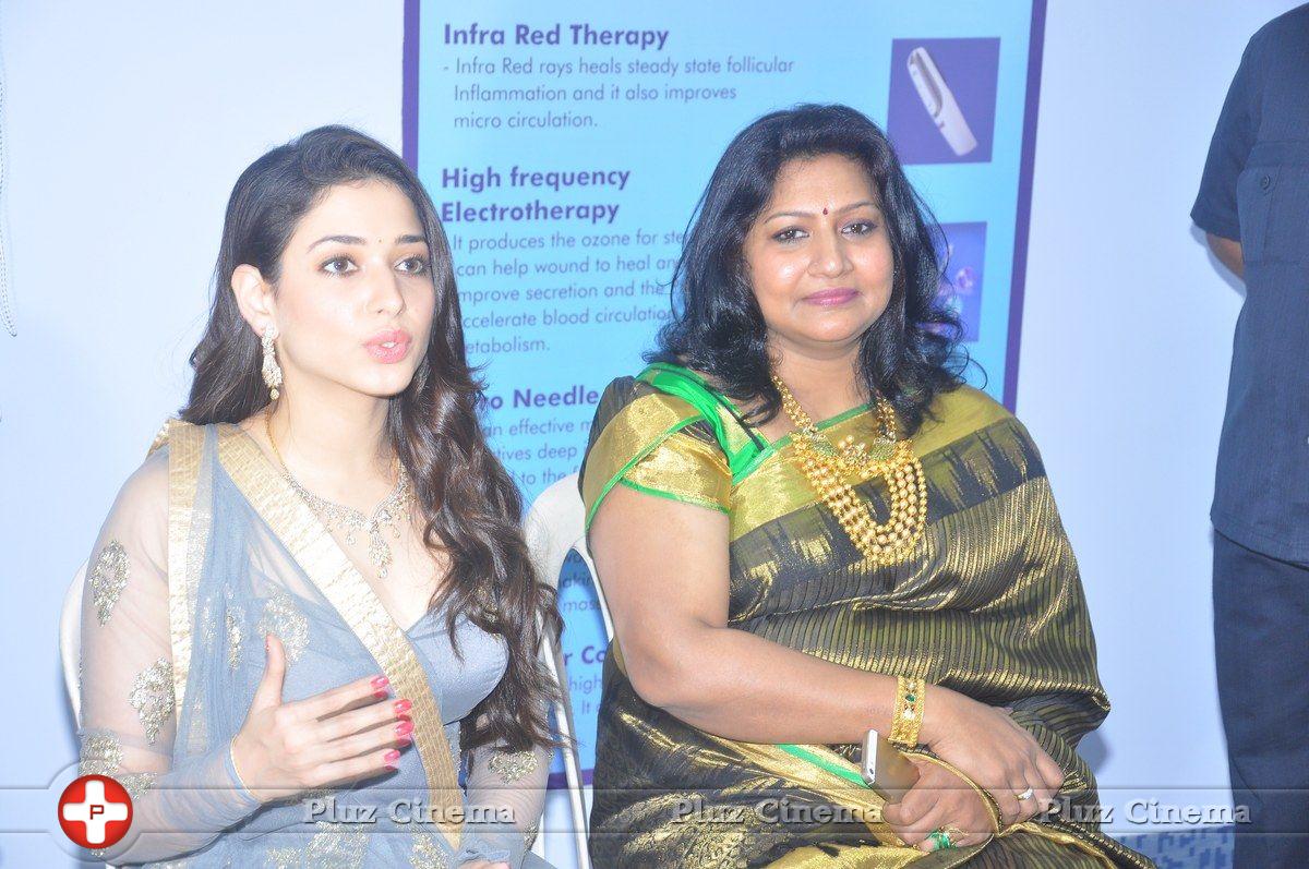 Actress Tamanna Launches 'Vcare Beauty Clinic' at Vijayawada Photos | Picture 838148