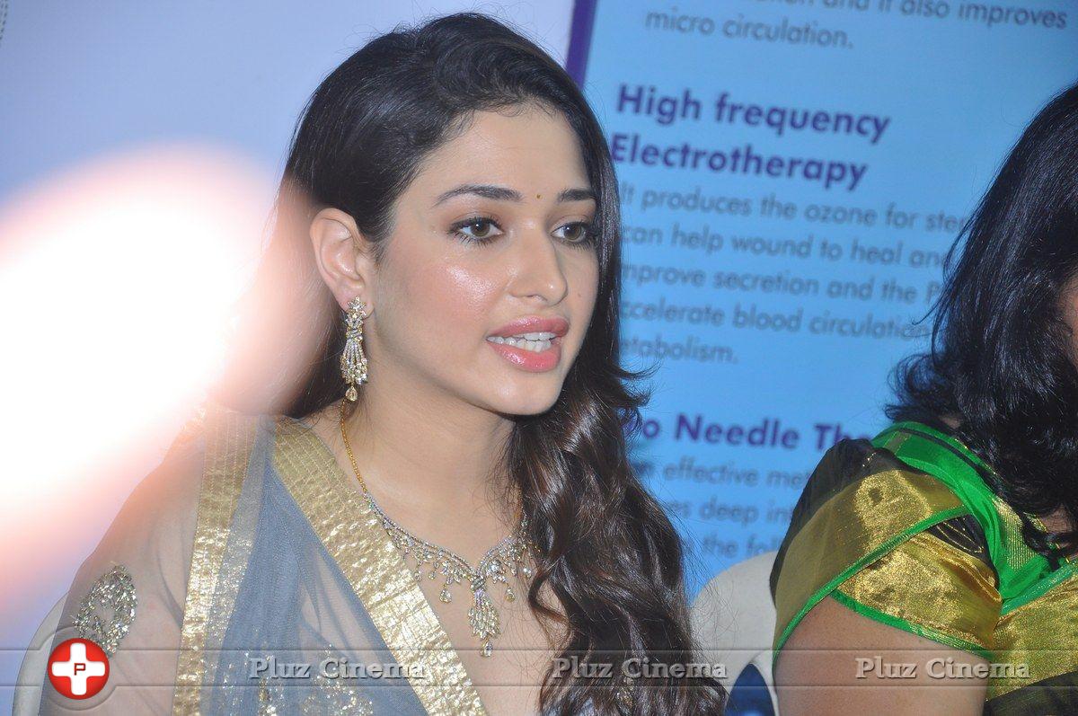Tamanna Bhatia - Actress Tamanna Launches 'Vcare Beauty Clinic' at Vijayawada Photos | Picture 838150