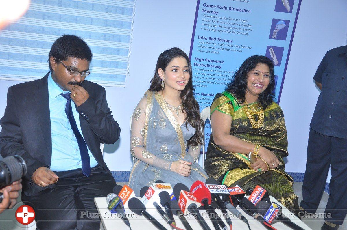 Actress Tamanna Launches 'Vcare Beauty Clinic' at Vijayawada Photos | Picture 838152
