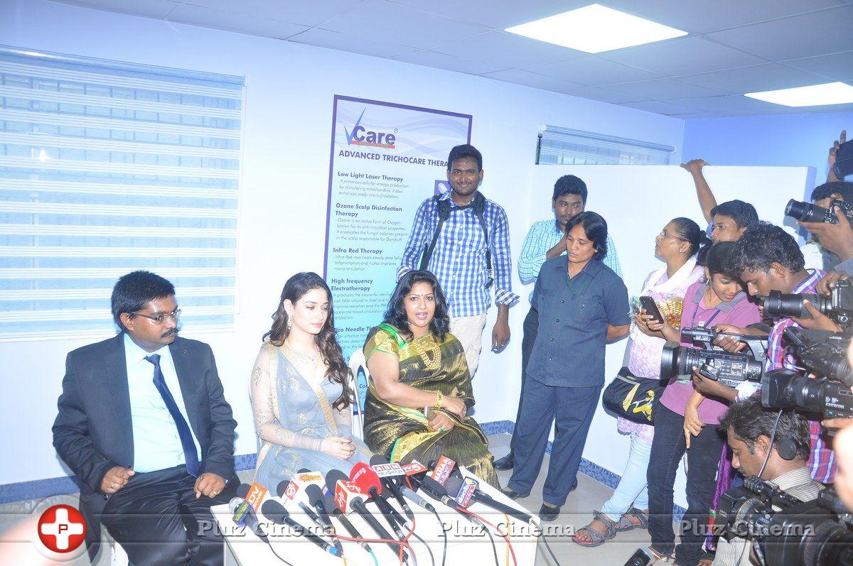 Actress Tamanna Launches 'Vcare Beauty Clinic' at Vijayawada Photos | Picture 838162