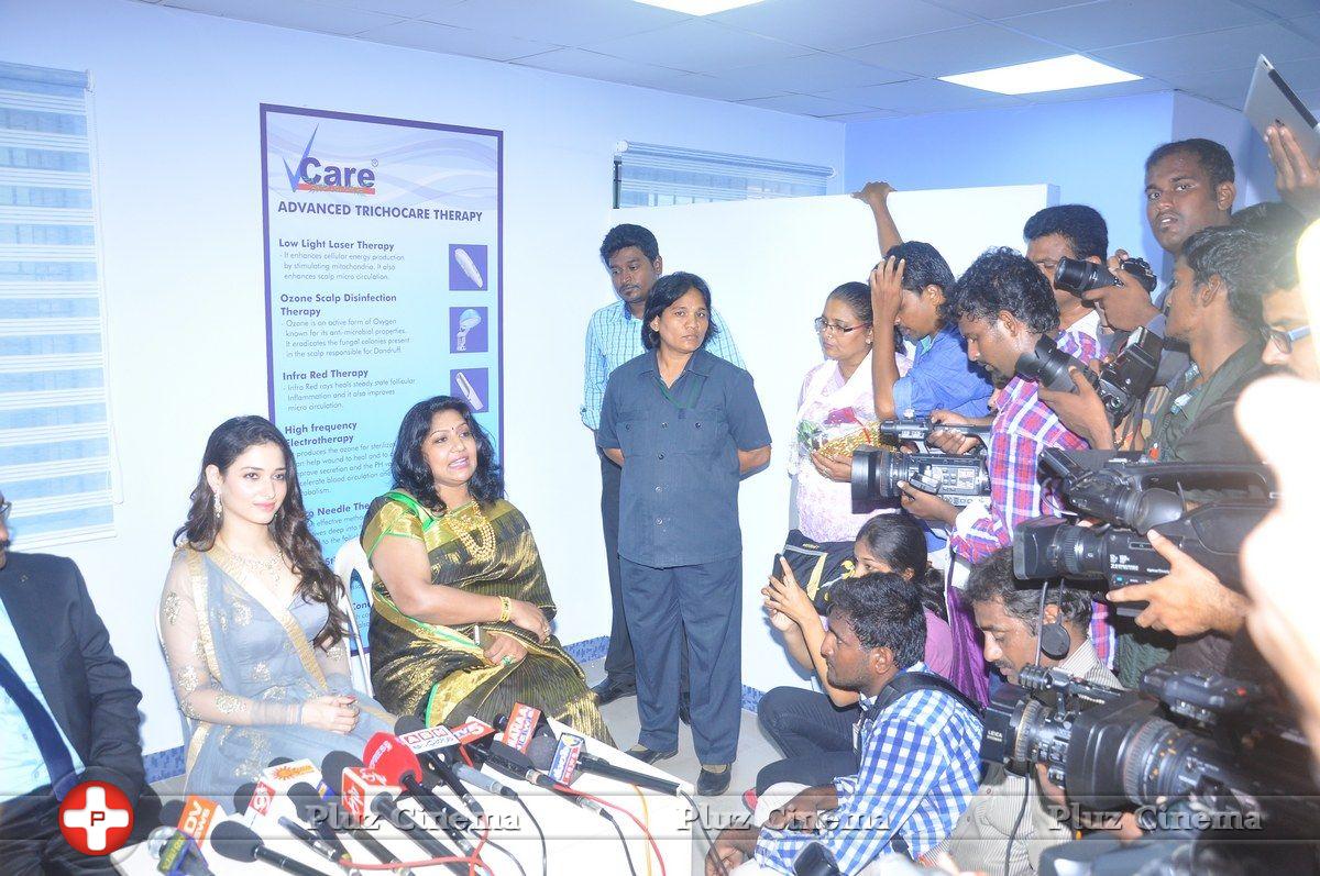 Actress Tamanna Launches 'Vcare Beauty Clinic' at Vijayawada Photos | Picture 838165