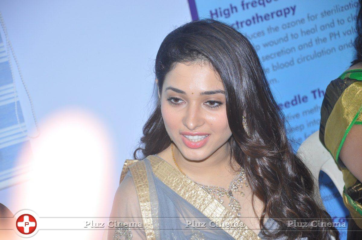 Tamanna Bhatia - Actress Tamanna Launches 'Vcare Beauty Clinic' at Vijayawada Photos | Picture 838171