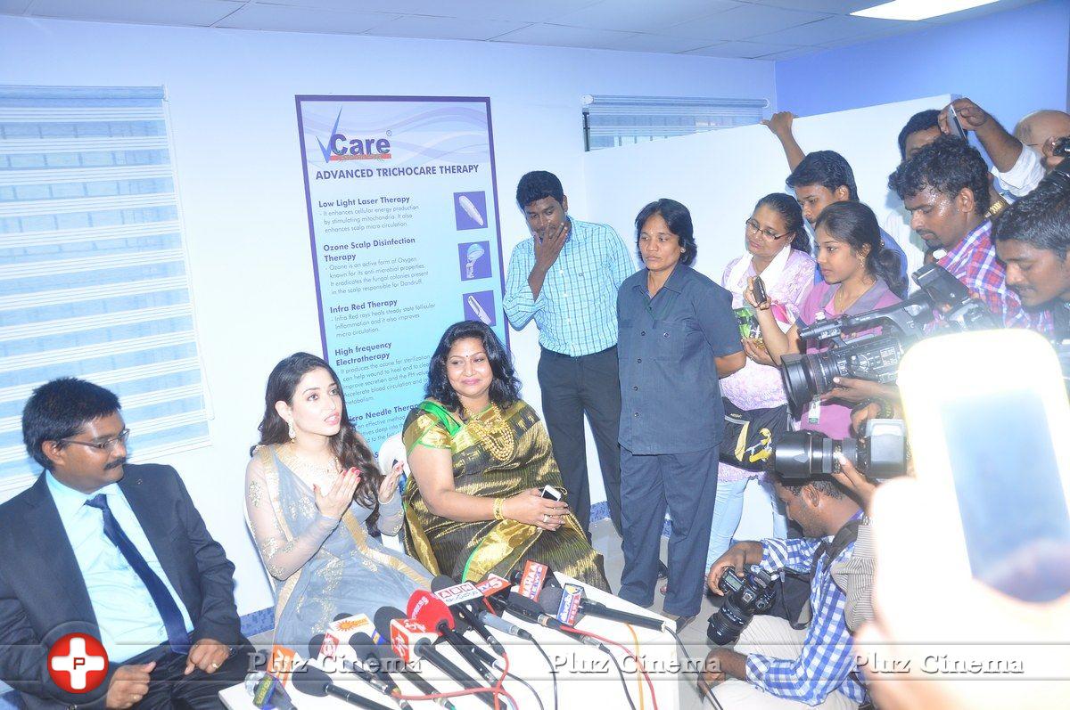 Actress Tamanna Launches 'Vcare Beauty Clinic' at Vijayawada Photos | Picture 838175