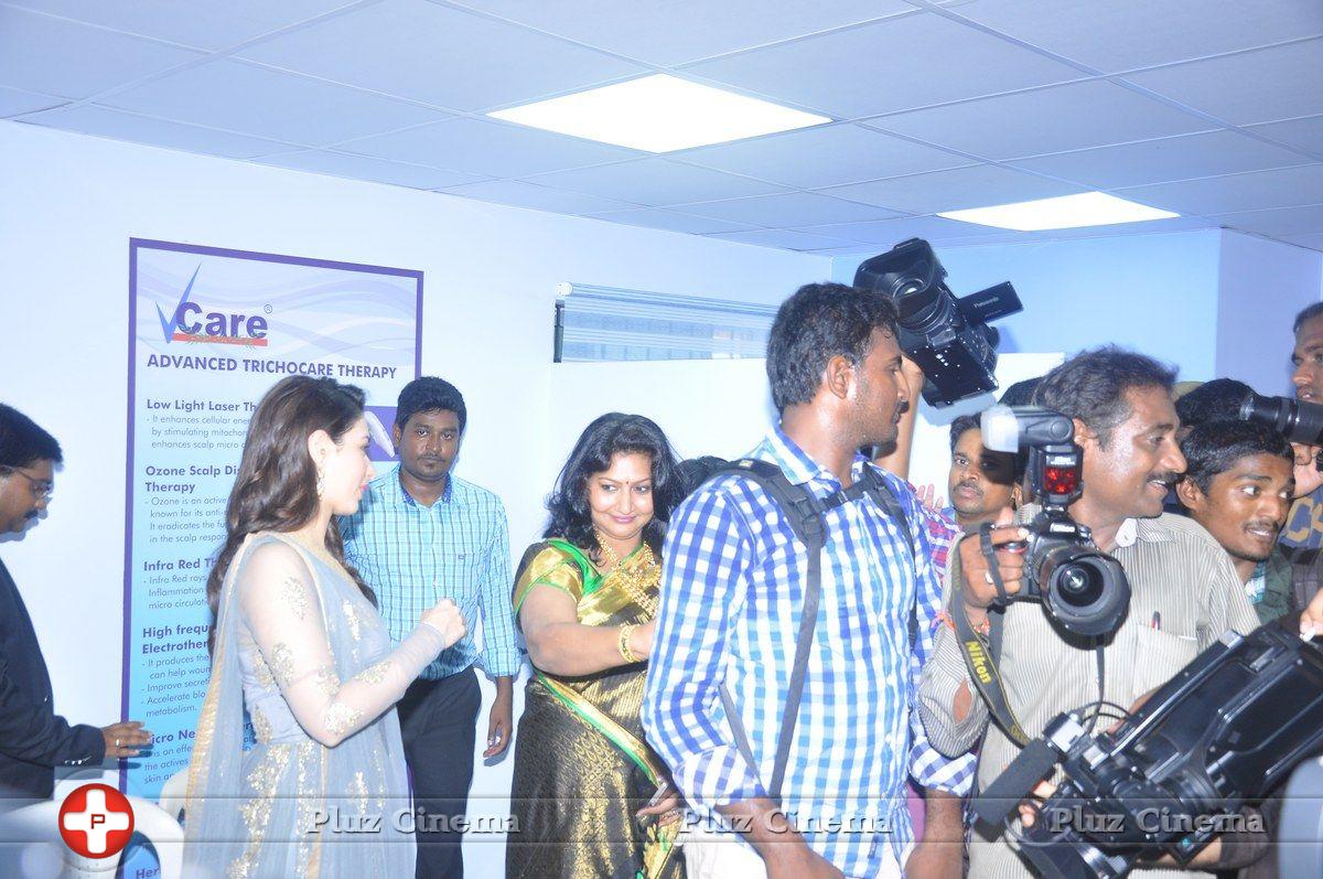 Actress Tamanna Launches 'Vcare Beauty Clinic' at Vijayawada Photos | Picture 838177