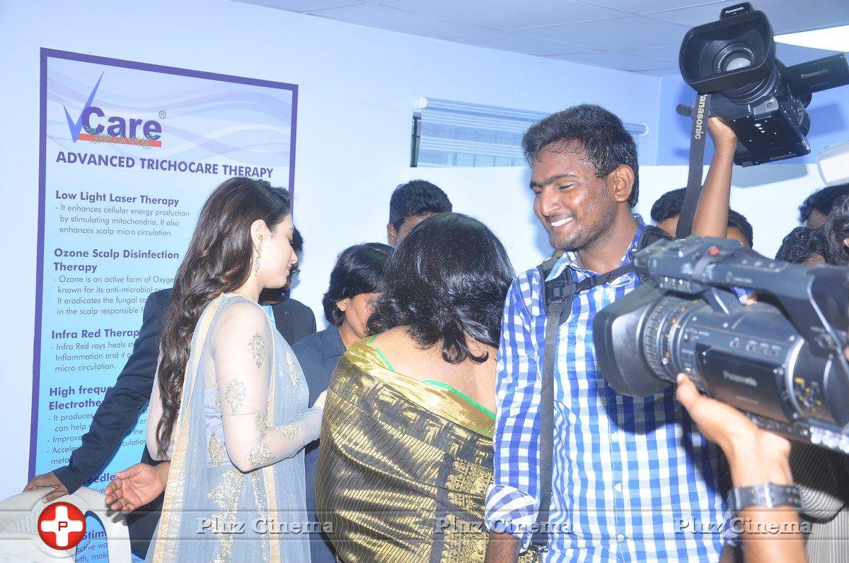 Actress Tamanna Launches 'Vcare Beauty Clinic' at Vijayawada Photos | Picture 838179
