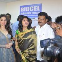 Actress Tamanna Launches 'Vcare Beauty Clinic' at Vijayawada Photos